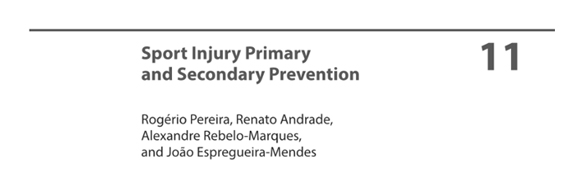 Primary and secondary prevention of sports injuries